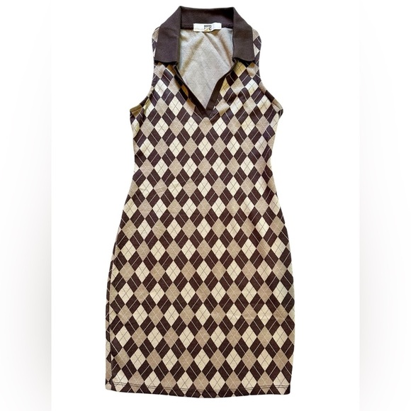 Madden NYC Junior's Sleeveless V-Neck Polo Dress Size XS​​ - Picture 2 of 8